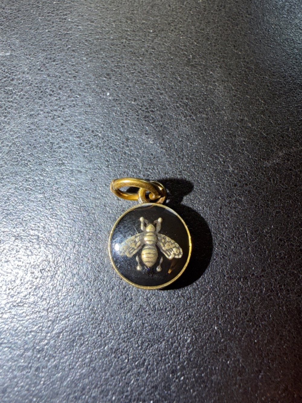 Authentic Gold Bee Gucci zipper pull